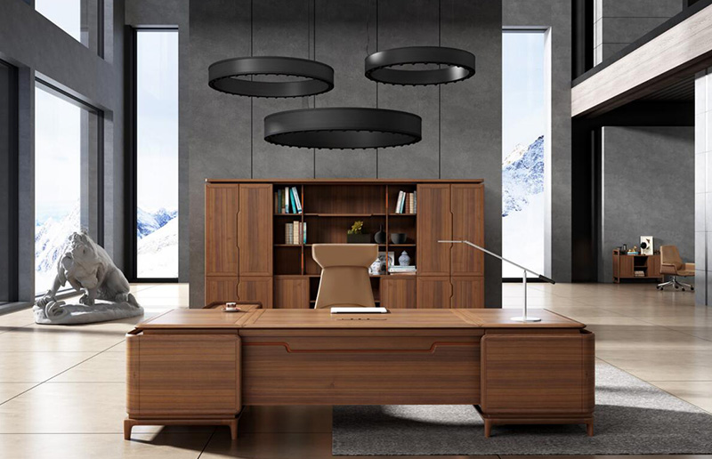 2021傳世系列實木班臺2