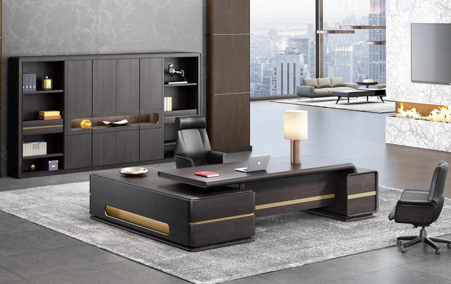 2021薈萃系列實木貼皮班臺