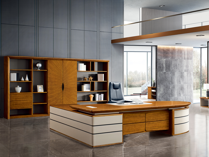 2021遠(yuǎn)航系列實木貼皮班臺