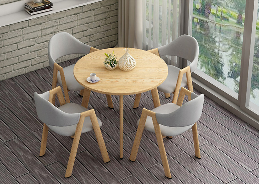 養(yǎng)老院四人休閑桌椅