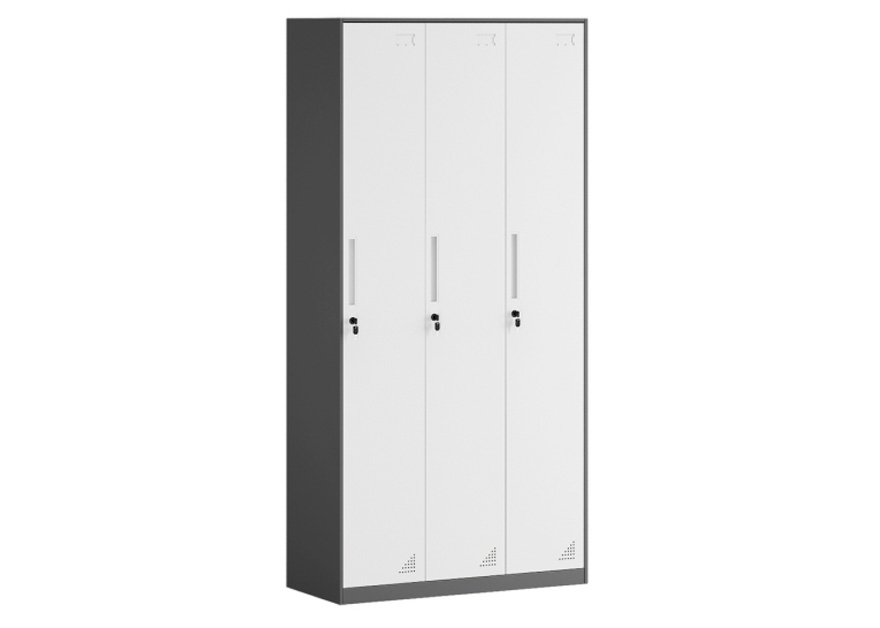 【套色】通體三門更衣柜