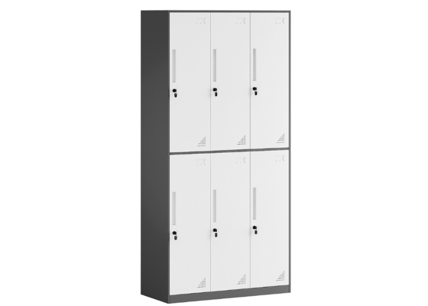 【套色】通體六門更衣柜