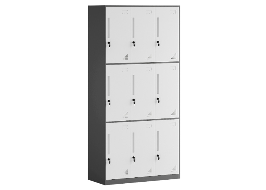 【套色】通體九門更衣柜