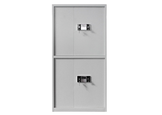 顯示鎖通雙節保密柜（黑色鎖）