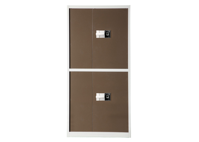 指紋雙節電子保密柜【咖色】